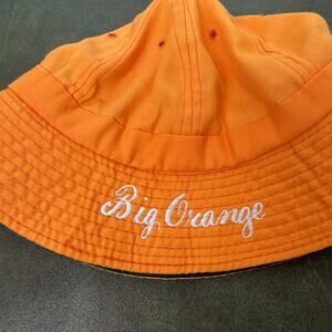 Tennessee Volunteers orange bucket hat white embroidery